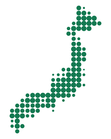 Map of Japanのイラスト素材