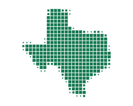 Map of Texasのイラスト素材