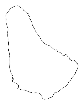 Map of Barbadosのイラスト素材