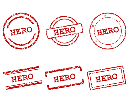 Hero stampsのイラスト素材