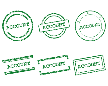 Account stampsのイラスト素材