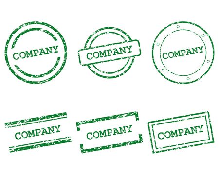 Company stampsのイラスト素材