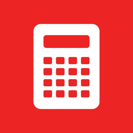 Calculatur and backgroundのイラスト素材