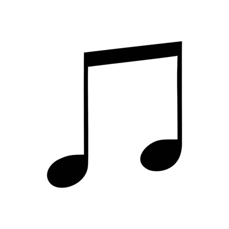 Music note and backgroundのイラスト素材