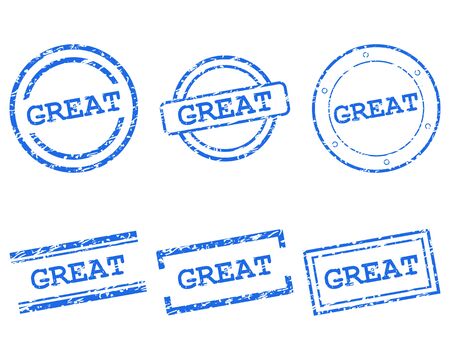 Great stampsのイラスト素材