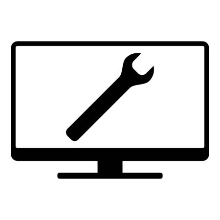 Wrench and screenのイラスト素材