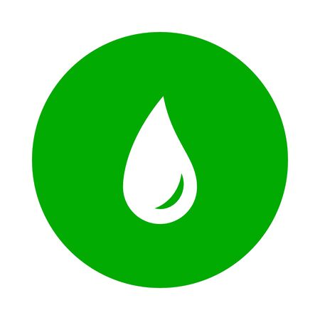 Water drop and circleのイラスト素材