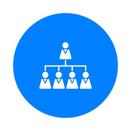 Hierarchy and circleのイラスト素材