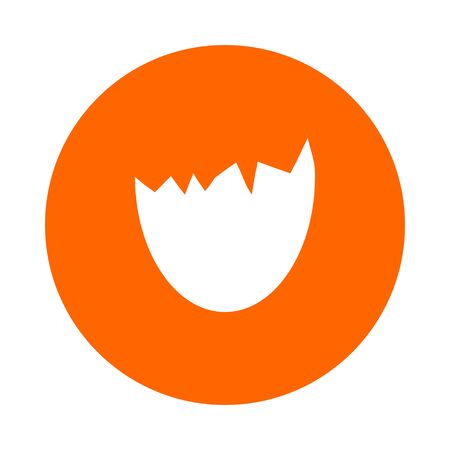 Egg shell and circleのイラスト素材