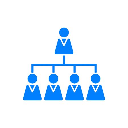 Hierarchy and backgroundのイラスト素材