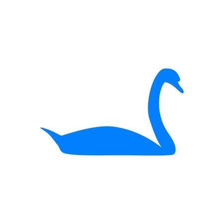 Swan and backgroundのイラスト素材