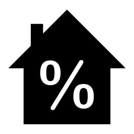 Percent and homeのイラスト素材