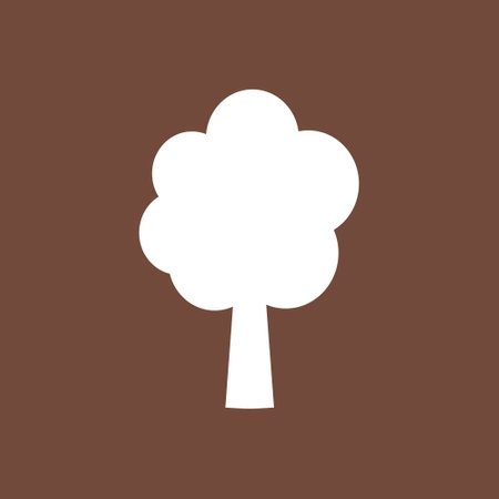 Tree and backgroundのイラスト素材