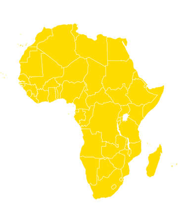 Map of Africaのイラスト素材