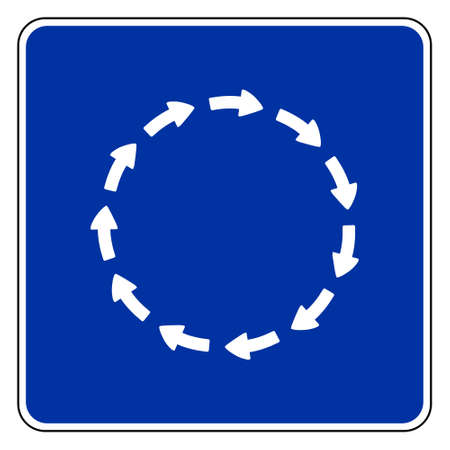Arrows and road signのイラスト素材
