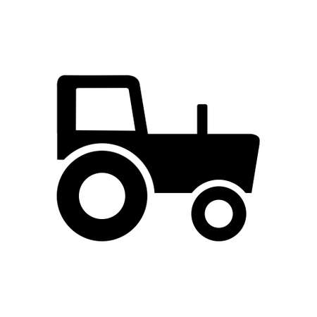 Tractor and backgroundのイラスト素材