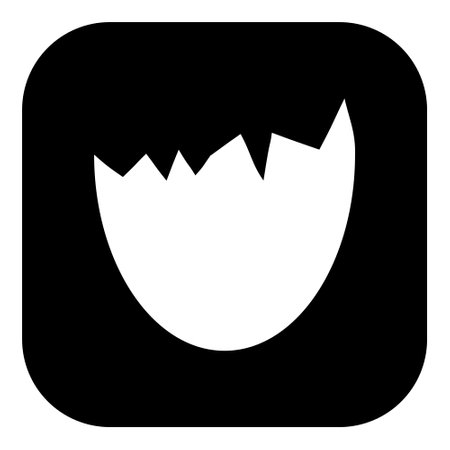 Egg shell and app iconのイラスト素材