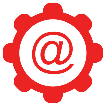 Email symbol and wheelのイラスト素材
