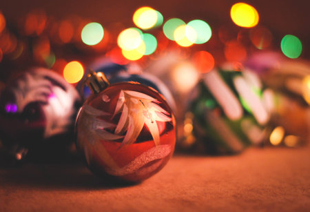 Christmas ballの写真素材