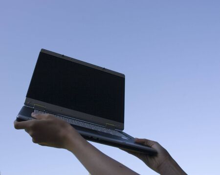 laptopの写真素材