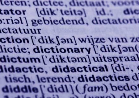 dictionaryの写真素材