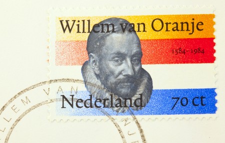 a former ducht king on a stampの写真素材