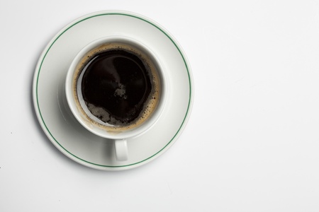 coffecup on a white backgroundの写真素材