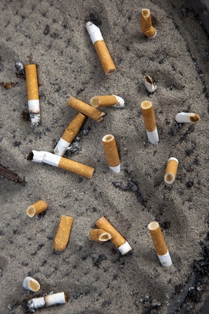 cigarettes in a astray