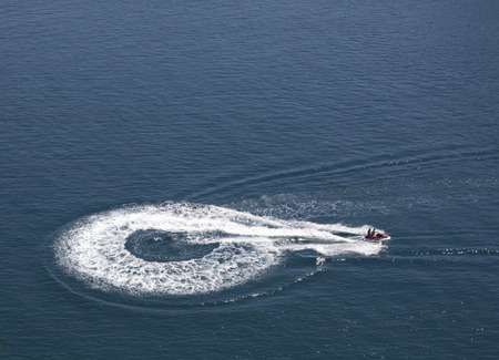 jetski in blue water