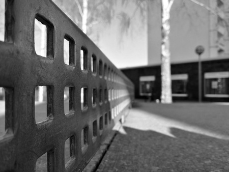 Steel stable tennis netの写真素材