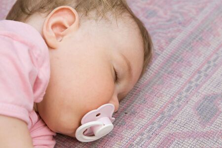 Sleeping ten months baby