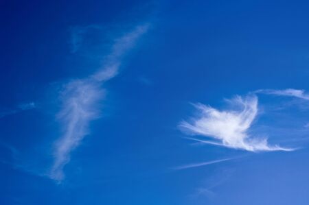 Cloudy summer skyの写真素材