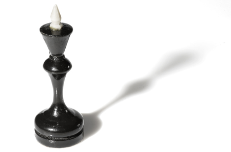 Chess piece isolated on whiteの写真素材