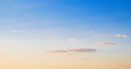 Sunset sky in summer timeの写真素材