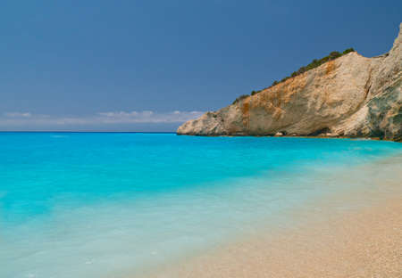 Yachts in Fiscardo at Kefalonia islandの写真素材
