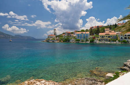 Mirtos beach on Kefalonia island Greeceの写真素材