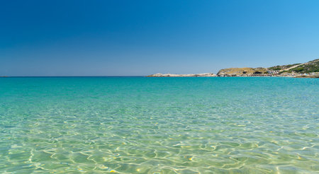 Greek sea coast at the summerの写真素材