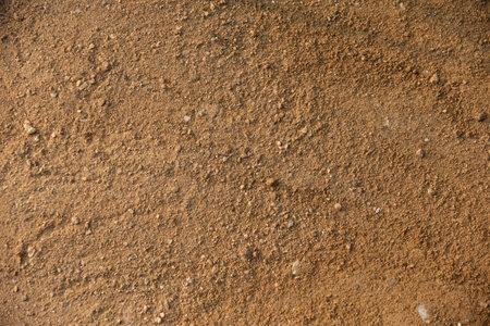 Brown soil background texture for design with copy space for text or image.の写真素材