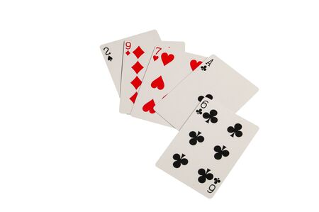 Very bad poker hand too poor to even bluff