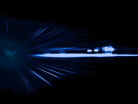 light beam set, flash of light from which rays come out that illuminate the entire background
