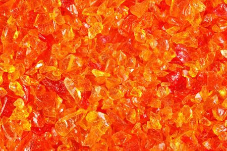 Close-up photo of small colorful mineral grainの写真素材