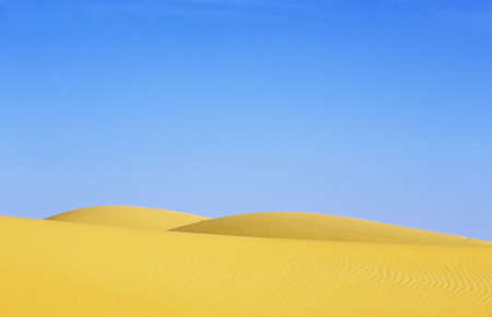 Desert dunes landscape, sahara, Algeria, Africa.の写真素材