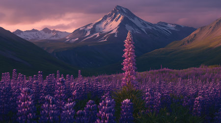 bright wildflower bloom across open plains, dramatic lighting --chaos 30 --ar 16:9 --v 6.1 Job ID: 4a09ad53-f786-4e98-9985-5d3c28403bc7の素材