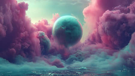 Abstract:** Compose a poem that personifies the feeling of dÃ©jÃ  vu, weaving the experience with abstract imagery and sensory details --chaos 30 --ar 16:9 --v 6.1 Job ID: 483a6791-f461-45a9-85c3-db7af6ce8e28の素材