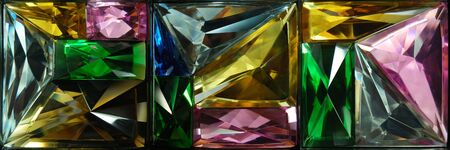 Various shape of gem stone  の写真素材