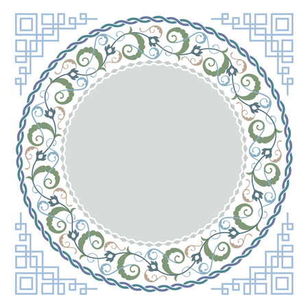 Islamic floral artのイラスト素材