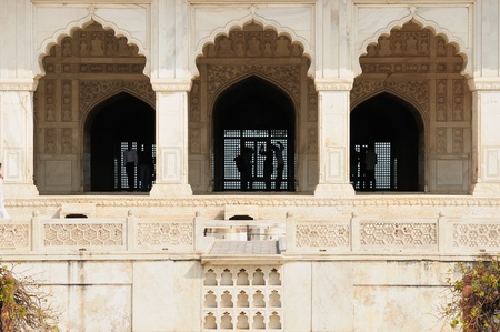 Red Fort in Agra, Khas Mahal,  India, Uttar Pradeshのeditorial素材