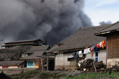 Volcanos form Indonesia. Gunung Bromo volcano in the eruption time (march 2011). Bromo - Tengger - Semeru National Park. East Jawaのeditorial素材