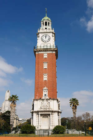19th - century European building of downtown Buenos Aires - Clock tower, Argentina., South America