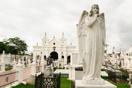 Mompos - the colonial city in Colombia, is a town lost in space and time  The picture present view on the cementary in Mompos のeditorial素材